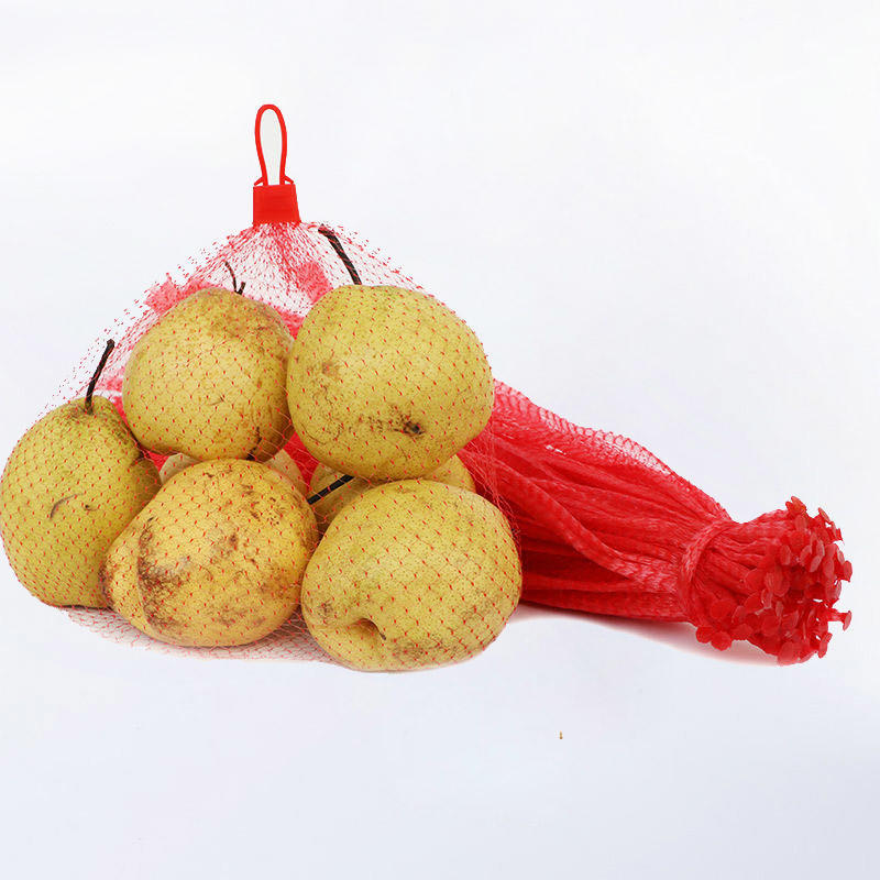 Emballage de légumes de fruits PP Mesh Leno Bag Roll Plastic Soft Packing Mesh Tubular Net Bags For Food